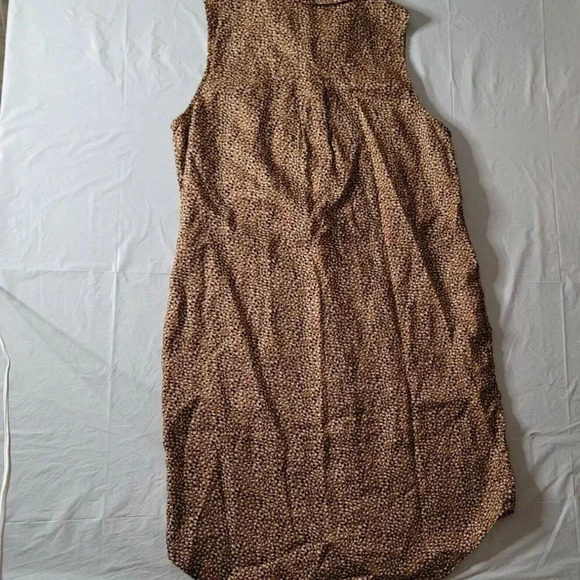 Tahari 100% Linen Shirt Dress Tunic Button size M - Picture 6 of 14